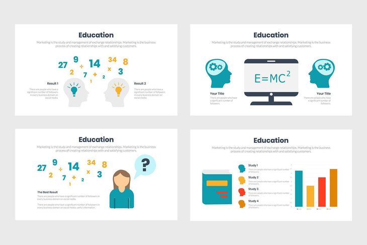 Education Diagrams Infographics Template PowerPoint Keynote Google Slides PPT KEY GS