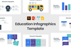 Education Infographics Template - TheSlideQuest