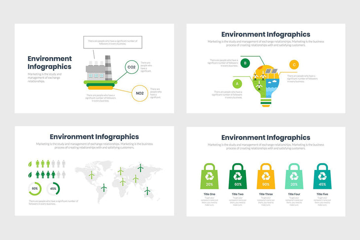 Environment Infographics Template PowerPoint Keynote Google Slides PPT KEY GS