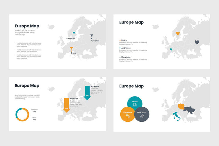 Europe Map-PowerPoint Template, Keynote Template, Google Slides Template PPT Infographics -Slidequest