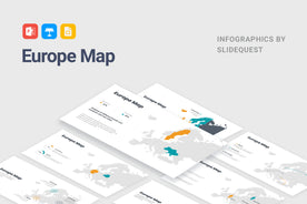 Europe Map-PowerPoint Template, Keynote Template, Google Slides Template PPT Infographics -Slidequest