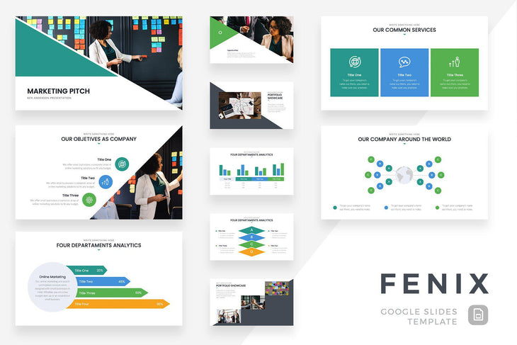 Fenix Marketing Pitch Google Slides - TheSlideQuest
