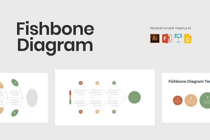 Fishbone Diagram Presentation Template - TheSlideQuest