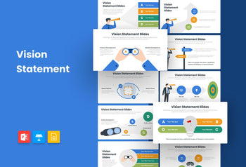 Vision Statement Infographics-PowerPoint Template, Keynote Template, Google Slides Template PPT Infographics -Slidequest
