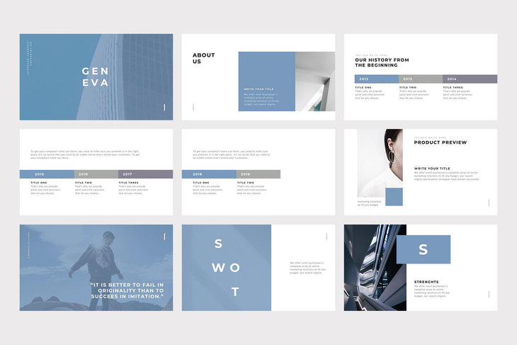 Geneva PowerPoint Template - TheSlideQuest