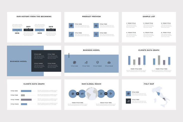 Monsieur PowerPoint Template - TheSlideQuest