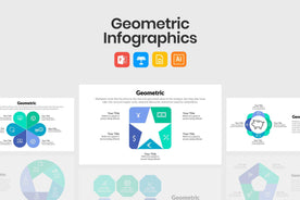 Geometric Infographics for Presentations-PowerPoint Template, Keynote Template, Google Slides Template PPT Infographics -Slidequest