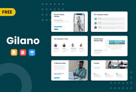 Gilano Free Presentation Template-PowerPoint Template, Keynote Template, Google Slides Template PPT Infographics -Slidequest