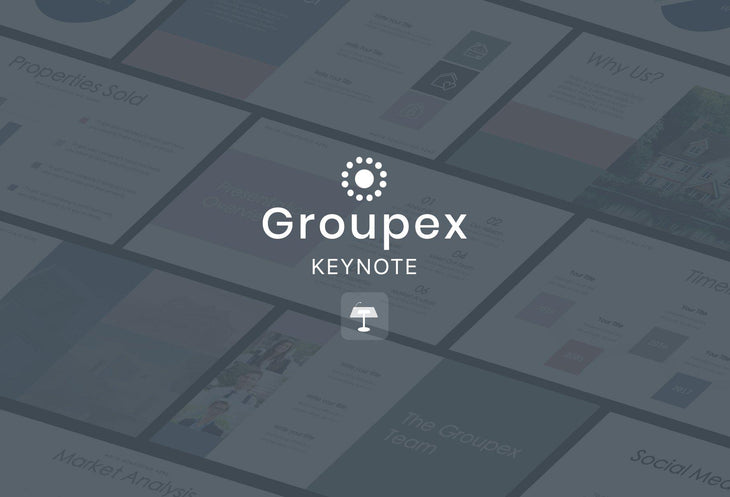 Groupex Real Estate Keynote Template-PowerPoint Template, Keynote Template, Google Slides Template PPT Infographics -Slidequest