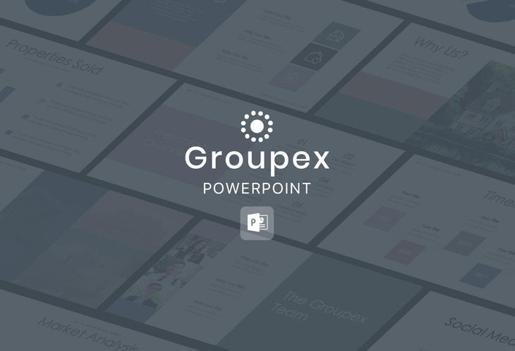 Groupex Real Estate PowerPoint Template-PowerPoint Template, Keynote Template, Google Slides Template PPT Infographics -Slidequest