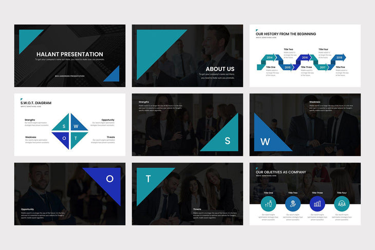 Halant Keynote Template - TheSlideQuest