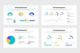 KPI Dashboards-PowerPoint Template, Keynote Template, Google Slides Template PPT Infographics -Slidequest