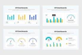 KPI Dashboards-PowerPoint Template, Keynote Template, Google Slides Template PPT Infographics -Slidequest