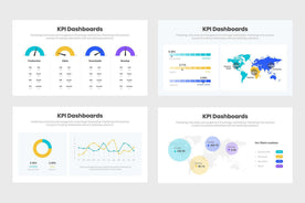 KPI Dashboards-PowerPoint Template, Keynote Template, Google Slides Template PPT Infographics -Slidequest