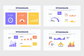 KPI Dashboards Diagrams Charts Infographics Template PowerPoint Keynote Google Slides PPT KEY GS