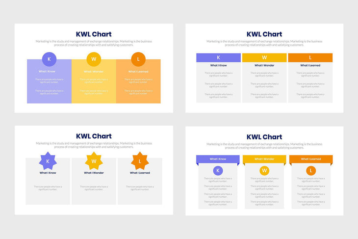 KVL Charts Infographics Template PowerPoint Keynote Google Slides PPT KEY GS