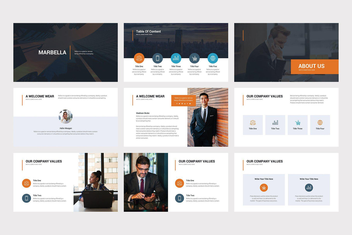 Marbella PowerPoint Template – Slidequest