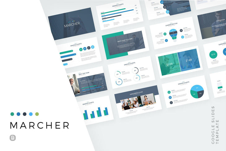 Marcher Google Slides-PowerPoint Template, Keynote Template, Google Slides Template PPT Infographics -Slidequest