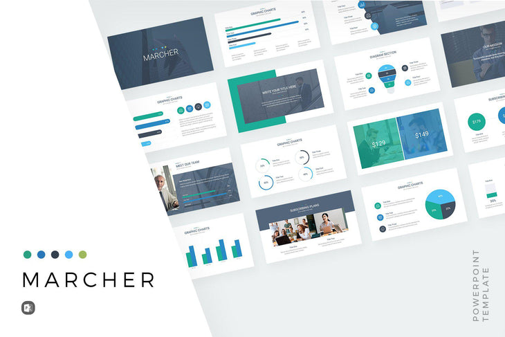 Marcher PowerPoint Template-PowerPoint Template, Keynote Template, Google Slides Template PPT Infographics -Slidequest