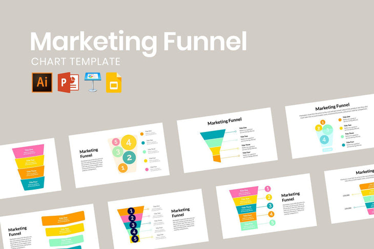 Marketing Funnel Chart Template - TheSlideQuest