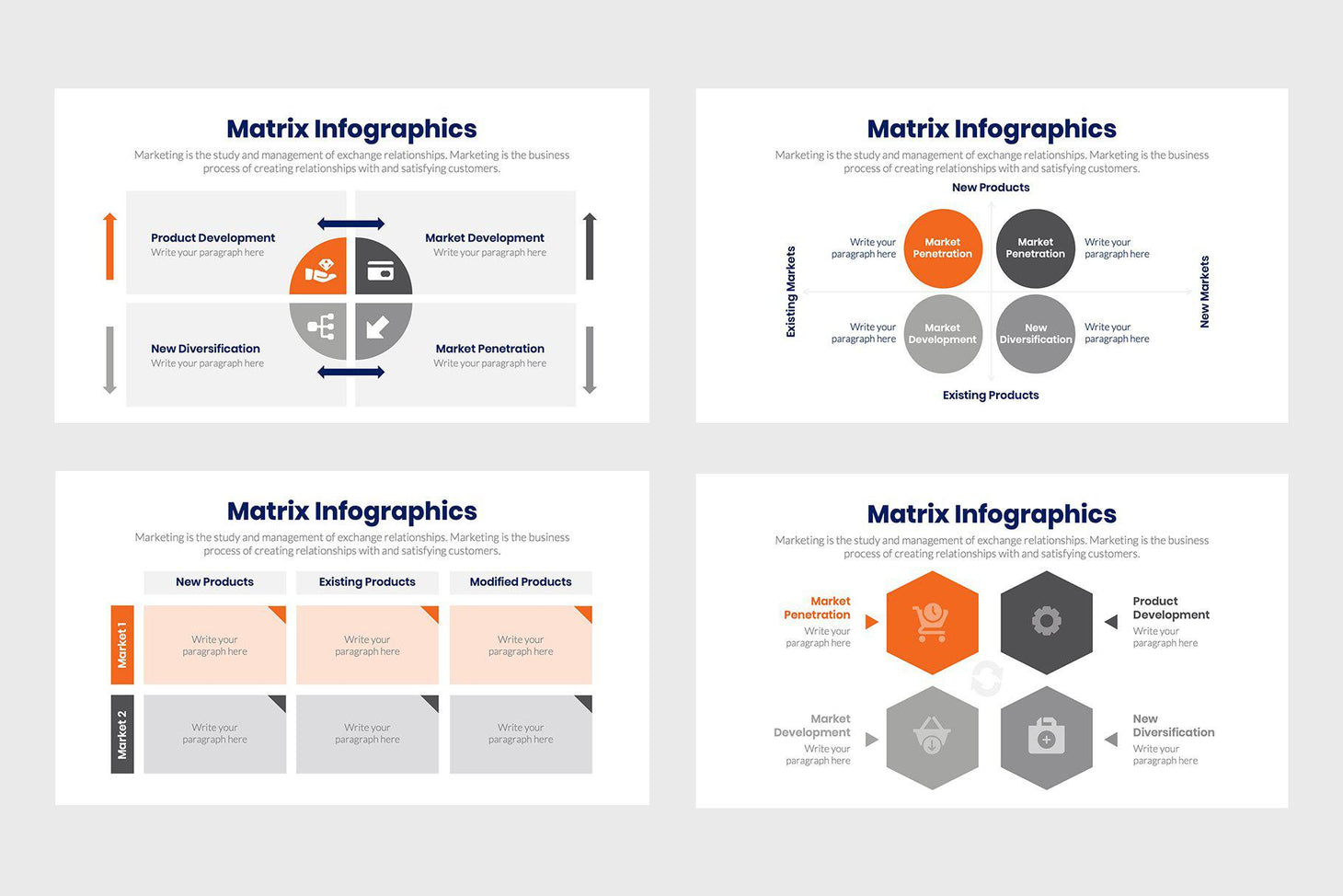 Matrix Infographics – Slidequest