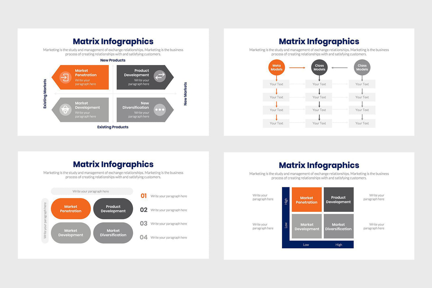 Matrix Infographics – Slidequest