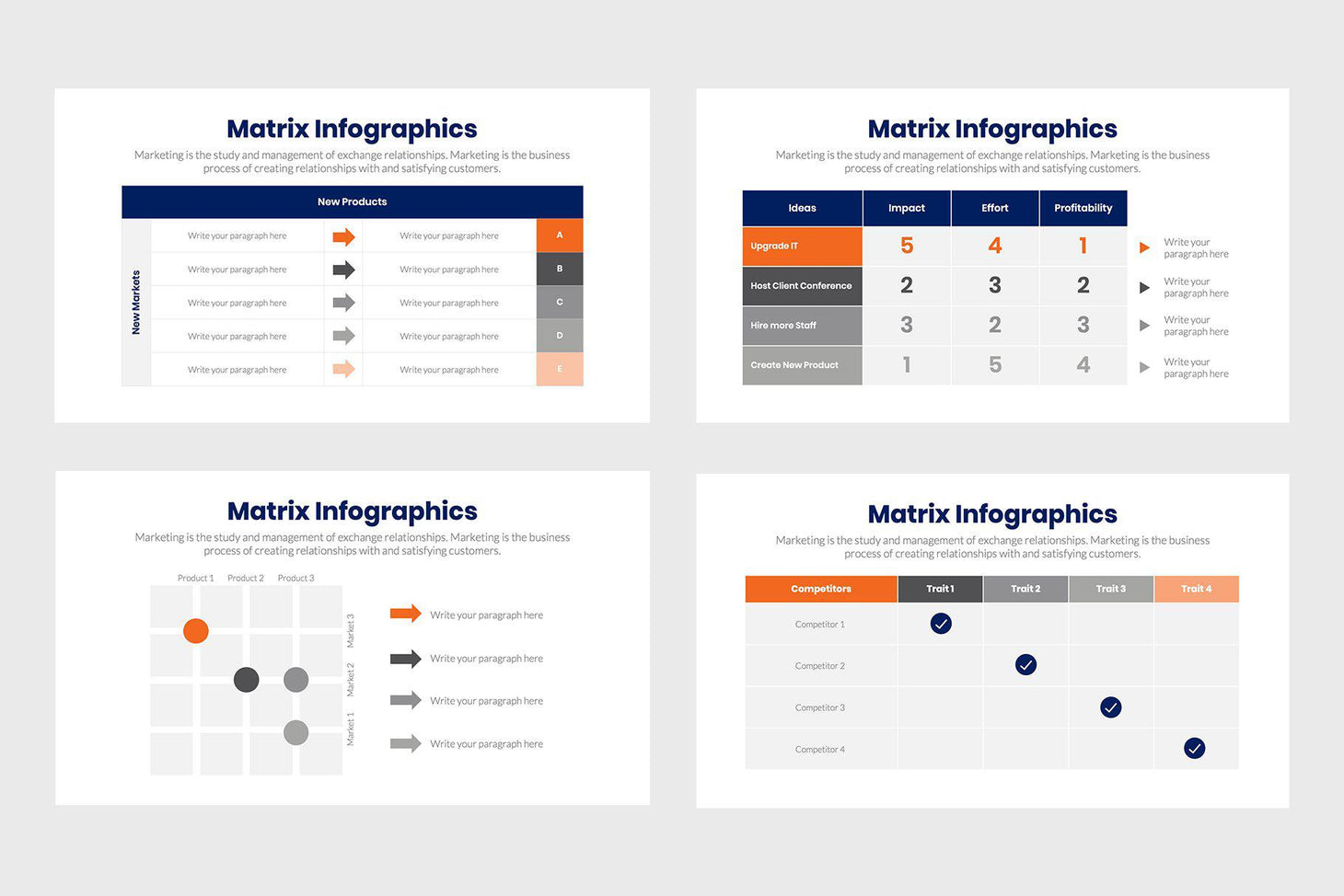 Matrix Structure Infograph Matrix Infographics – Slidequest
