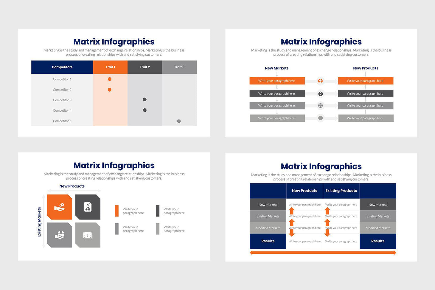 Matrix Infographics – Slidequest