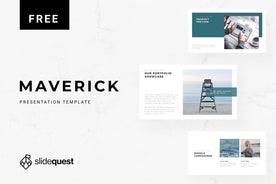 Maverick Free Minimal Presentation Template - TheSlideQuest