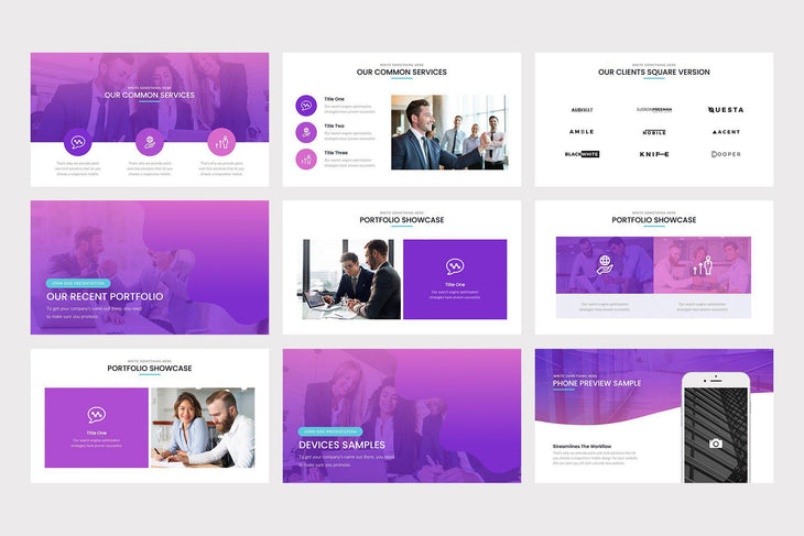 Mirza Business Keynote Template - TheSlideQuest