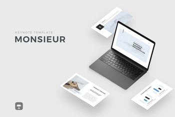 Monsieur Keynote Template-PowerPoint Template, Keynote Template, Google Slides Template PPT Infographics -Slidequest