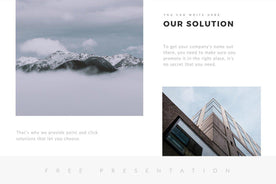 Montana Minimal Free Presentation Template - TheSlideQuest