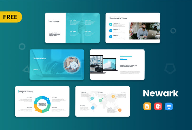 Newark Free Presentation Template-PowerPoint Template, Keynote Template, Google Slides Template PPT Infographics -Slidequest