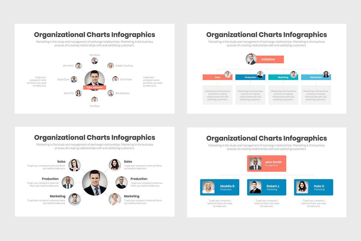 Organizational Charts-PowerPoint Template, Keynote Template, Google Slides Template PPT Infographics -Slidequest