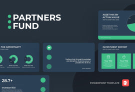 Partners Fund Finance PowerPoint Template-PowerPoint Template, Keynote Template, Google Slides Template PPT Infographics -Slidequest