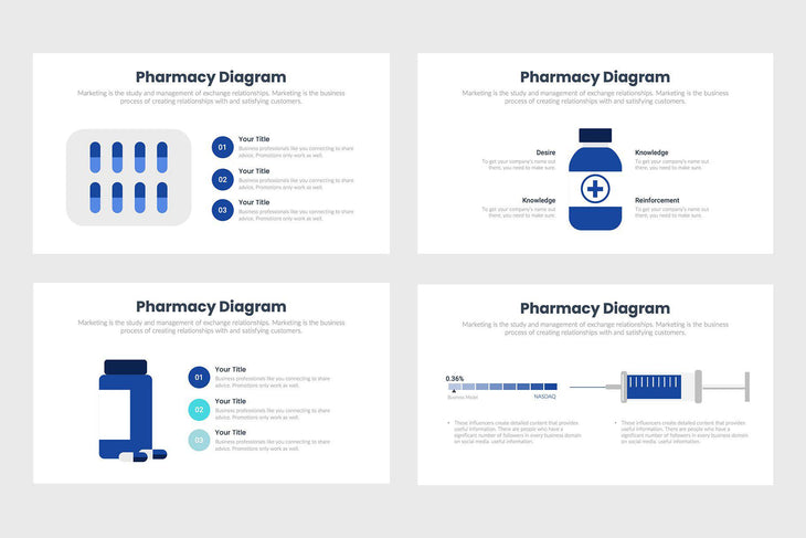 Pharmacy Infographics Template PowerPoint Keynote Google Slides PPT KEY GS