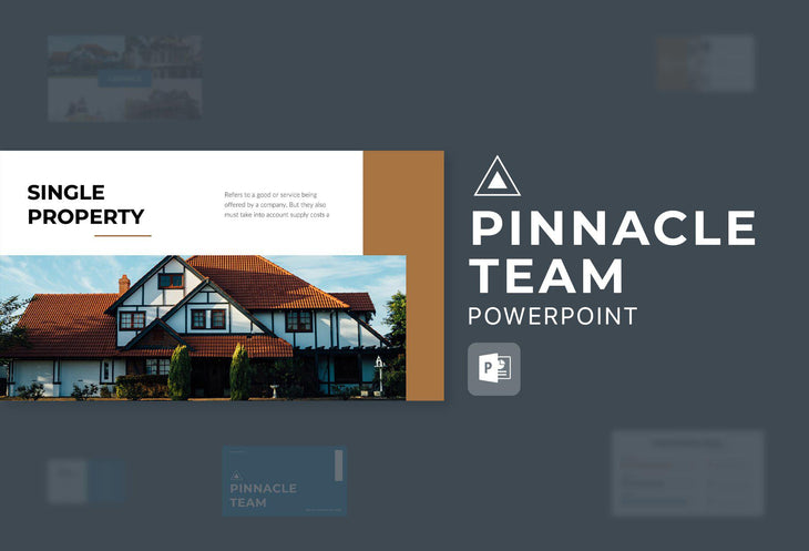 Pinnacle Team Real Estate PowerPoint Template-PowerPoint Template, Keynote Template, Google Slides Template PPT Infographics -Slidequest