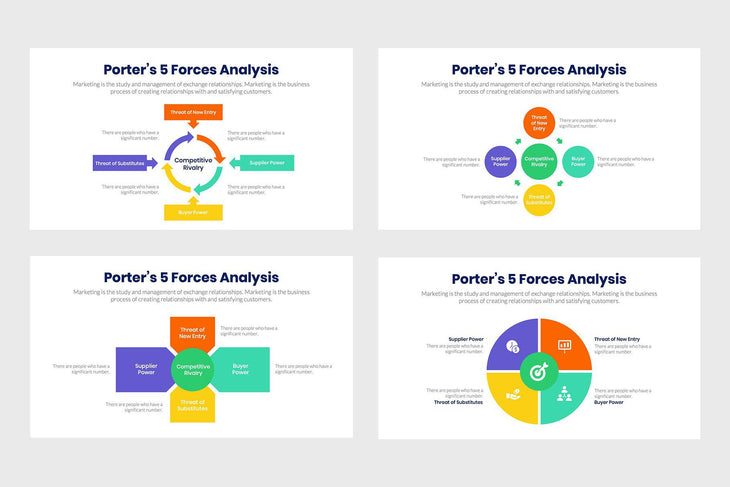 Porter 5 Forces Infographics Template PowerPoint Keynote Google Slides PPT KEY GS