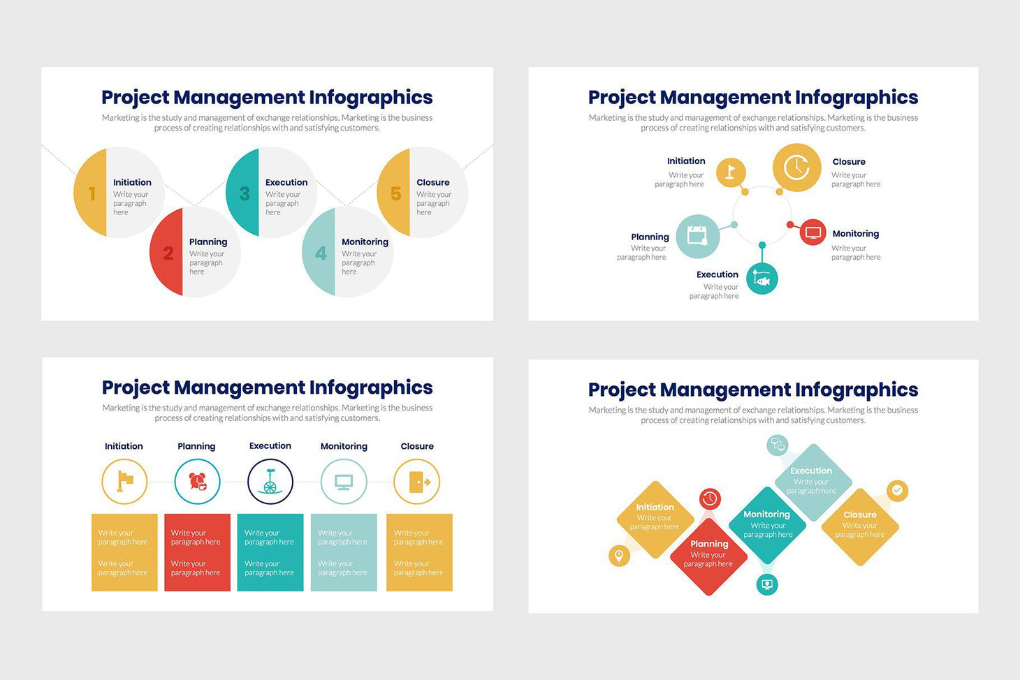 Project Management Infographics PPT – Slidequest