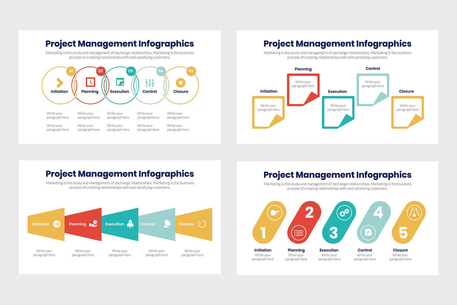 Project Management Infographics PPT – Slidequest