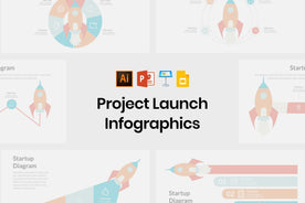 Project Launch Infographics-PowerPoint Template, Keynote Template, Google Slides Template PPT Infographics -Slidequest