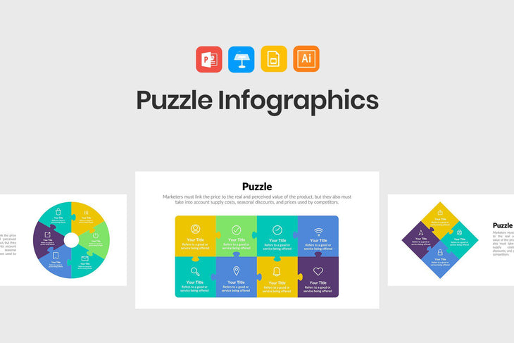 Puzzle Infographics Template-PowerPoint Template, Keynote Template, Google Slides Template PPT Infographics -Slidequest
