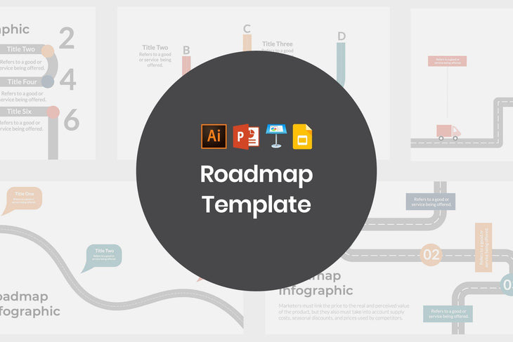 Roadmap Template - TheSlideQuest