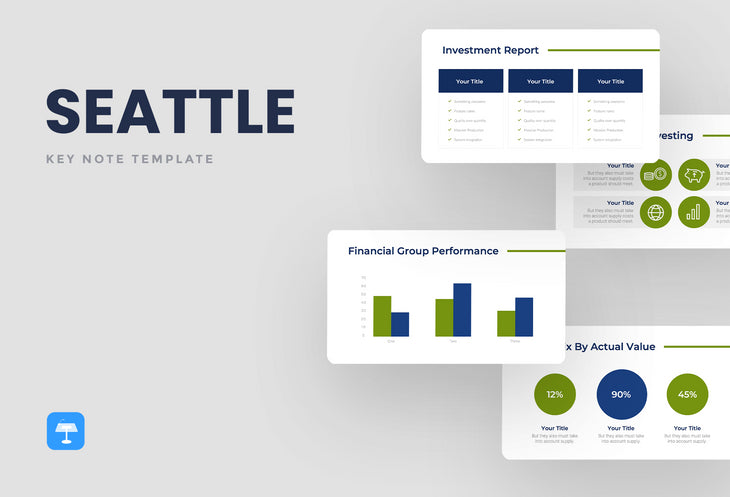 Seattle Finance Keynote Template-PowerPoint Template, Keynote Template, Google Slides Template PPT Infographics -Slidequest