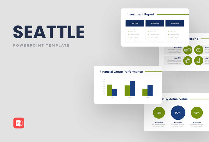 Seattle Finance PowerPoint Template-PowerPoint Template, Keynote Template, Google Slides Template PPT Infographics -Slidequest