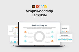 Simple Roadmap Template - TheSlideQuest