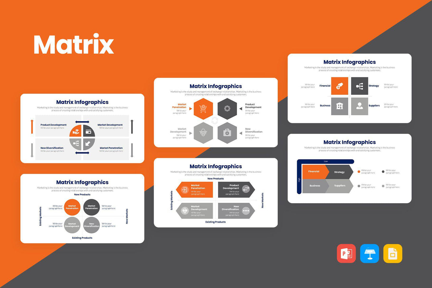 Matrix Infographics – Slidequest