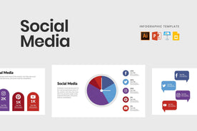 Social Media Diagrams for Presentations-PowerPoint Template, Keynote Template, Google Slides Template PPT Infographics -Slidequest