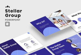 Stellar Group Real Estate PowerPoint Template-PowerPoint Template, Keynote Template, Google Slides Template PPT Infographics -Slidequest