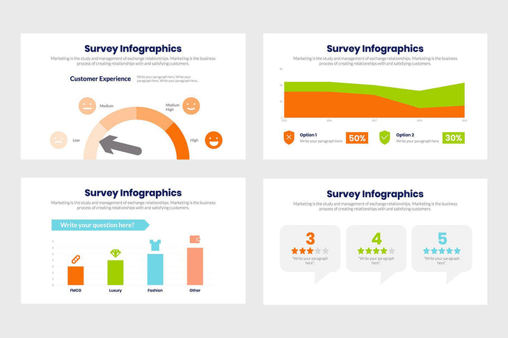 Survey Infographics-PowerPoint Template, Keynote Template, Google Slides Template PPT Infographics -Slidequest